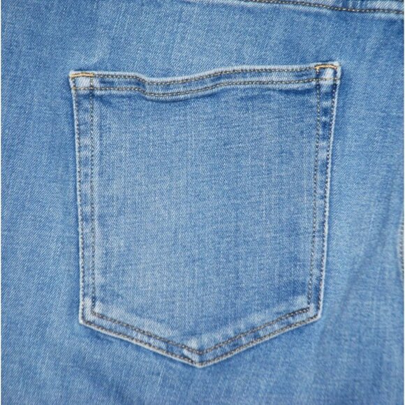 Lauren Ralph Lauren Jeans Size 20W Regal Straight Crop Stretch Denim Raw Hem - Picture 7 of 12